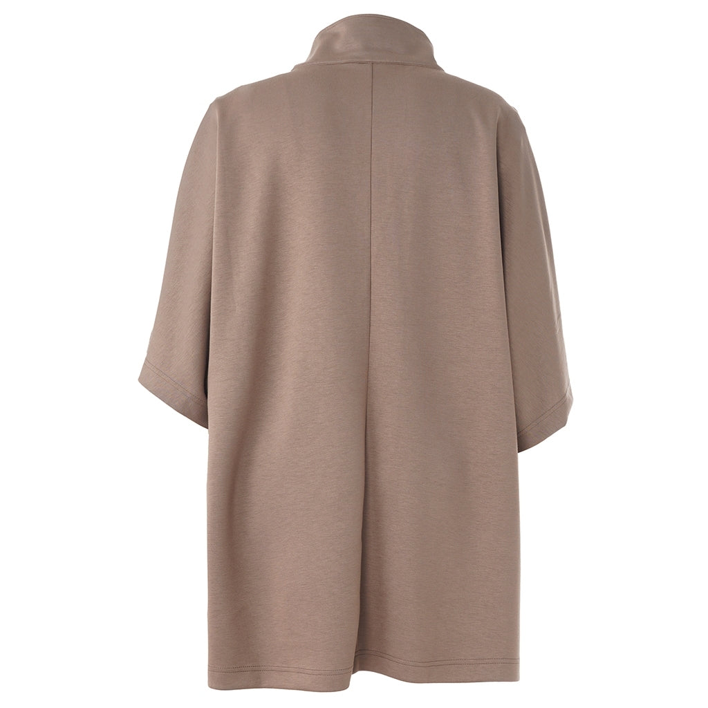 Gozzip Woman GEdit Tunic with zipper Tunic Brown