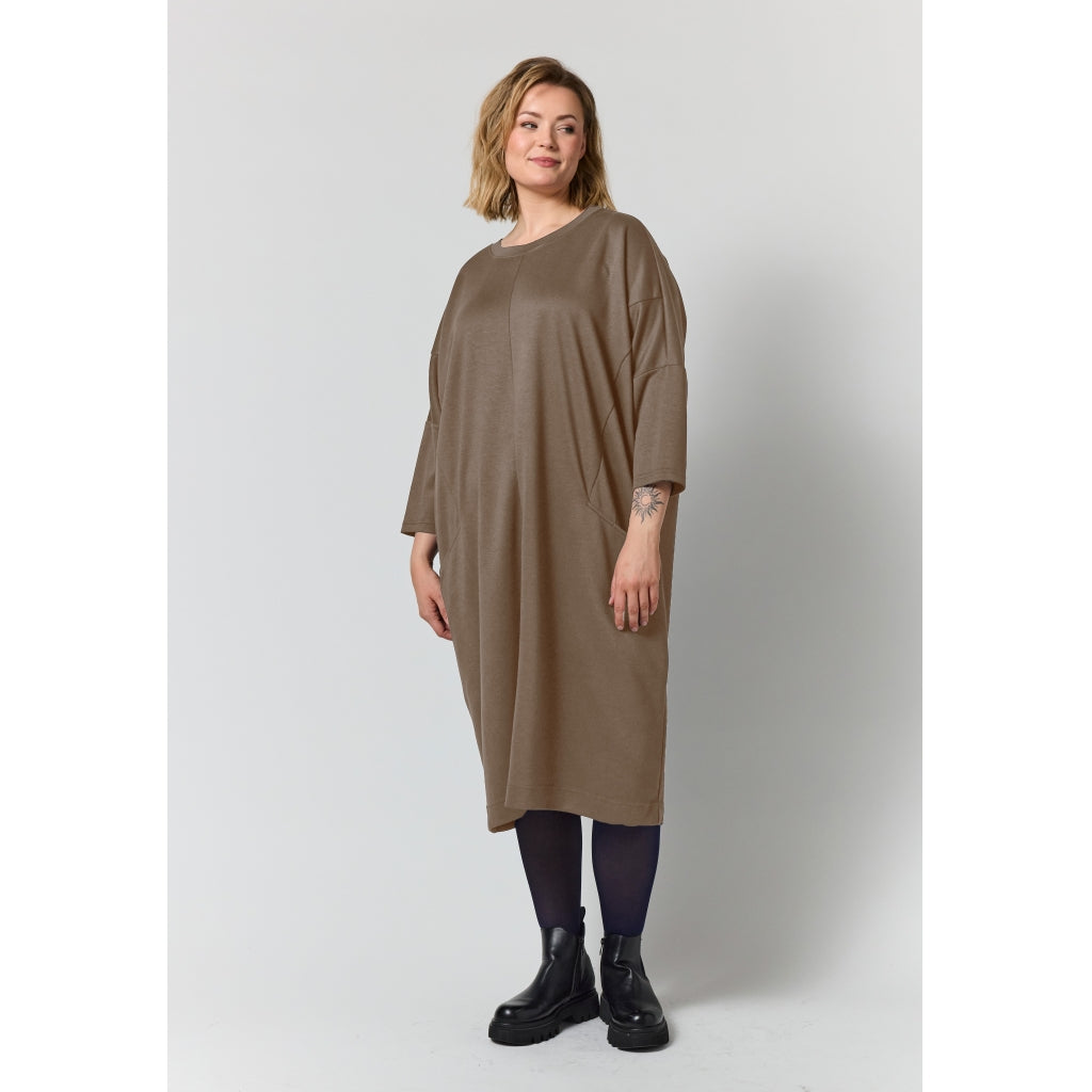 Gozzip Woman GHelle Dress Dress Brown