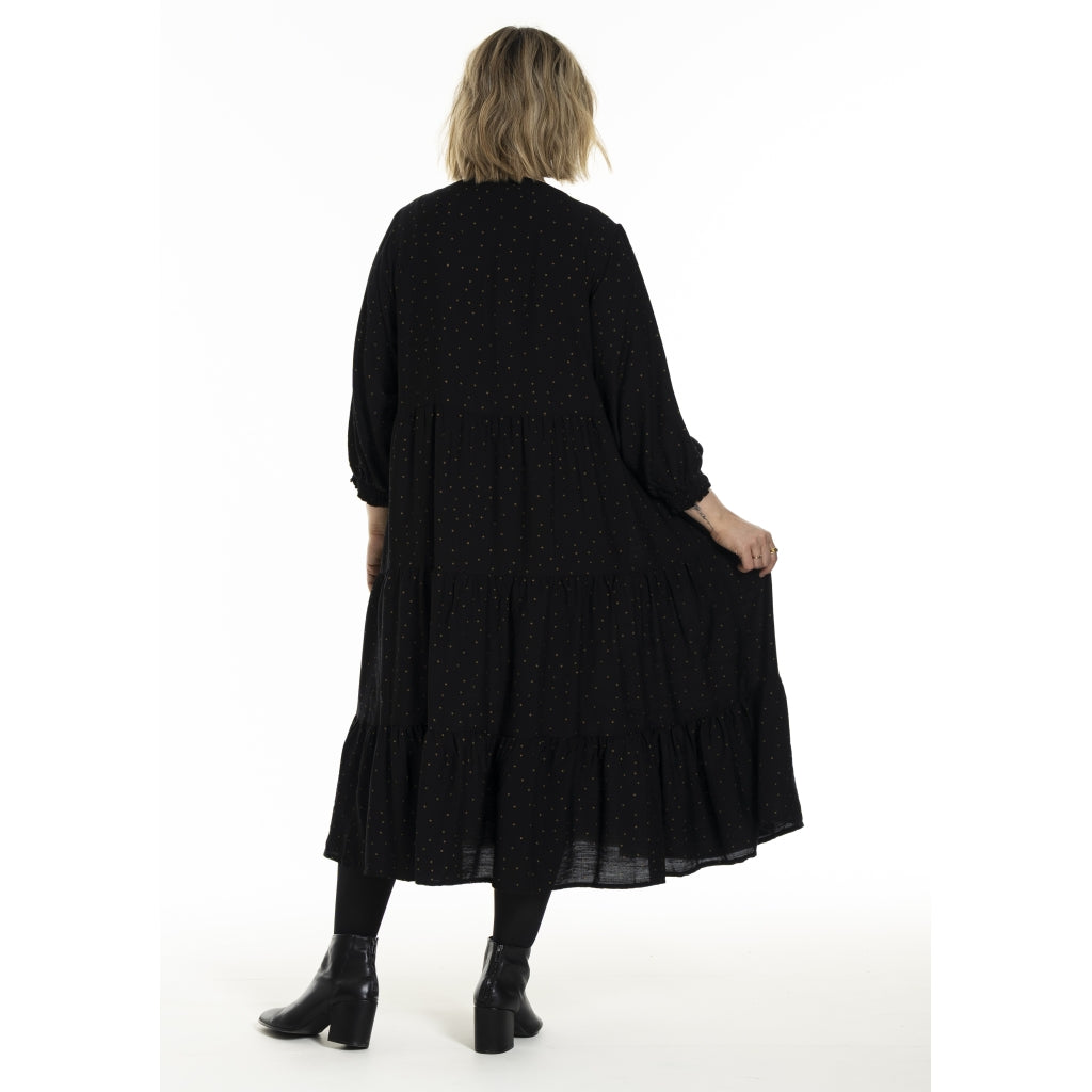 Gozzip Woman GNanna Dress Dress Black/Gold