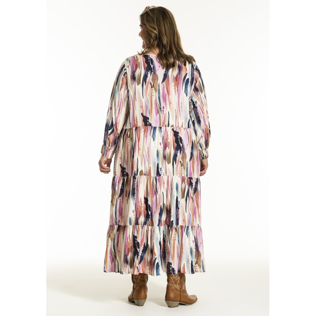 Gozzip Woman GSussie Long Dress Long Dress Multi color print