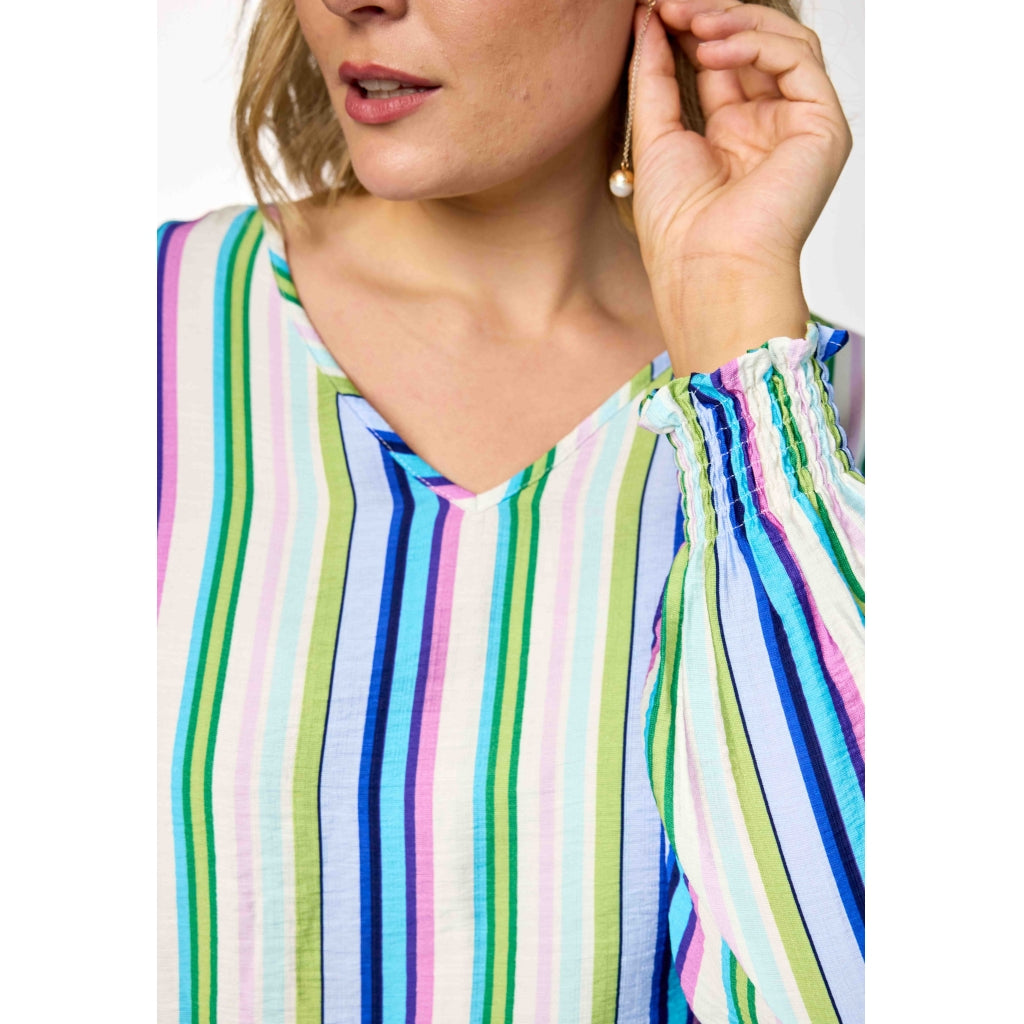 Gozzip Woman GVera Blouse Blouse Green Print