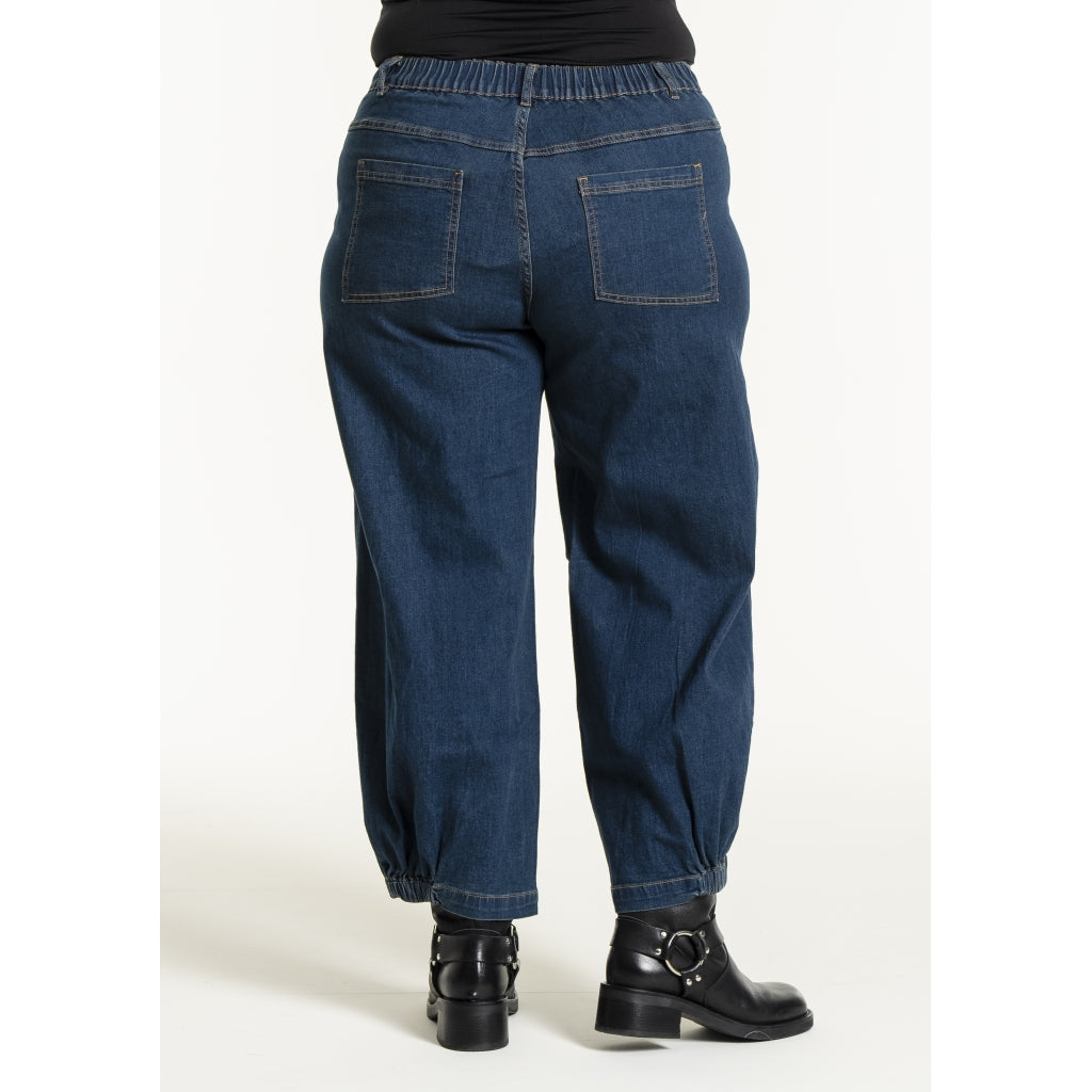 Gozzip Woman Clara Baggy pants Baggy pants Dark blue denim
