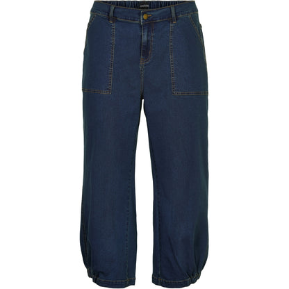 Gozzip Woman Clara Baggy pants Baggy pants Dark blue denim