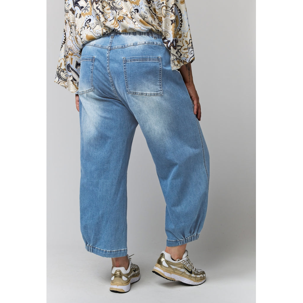 Gozzip Woman Clara Baggy pants Baggy pants Light Blue Denim