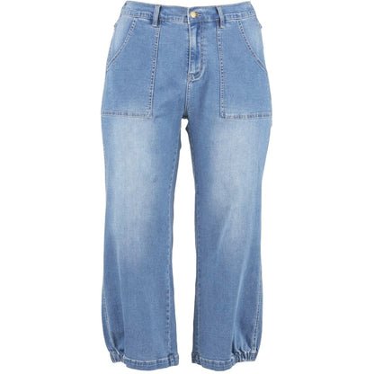 Gozzip Woman Clara Baggy pants Baggy pants Light Blue Denim