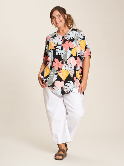 Gozzip Woman Clara Baggy pants Pants 2 White