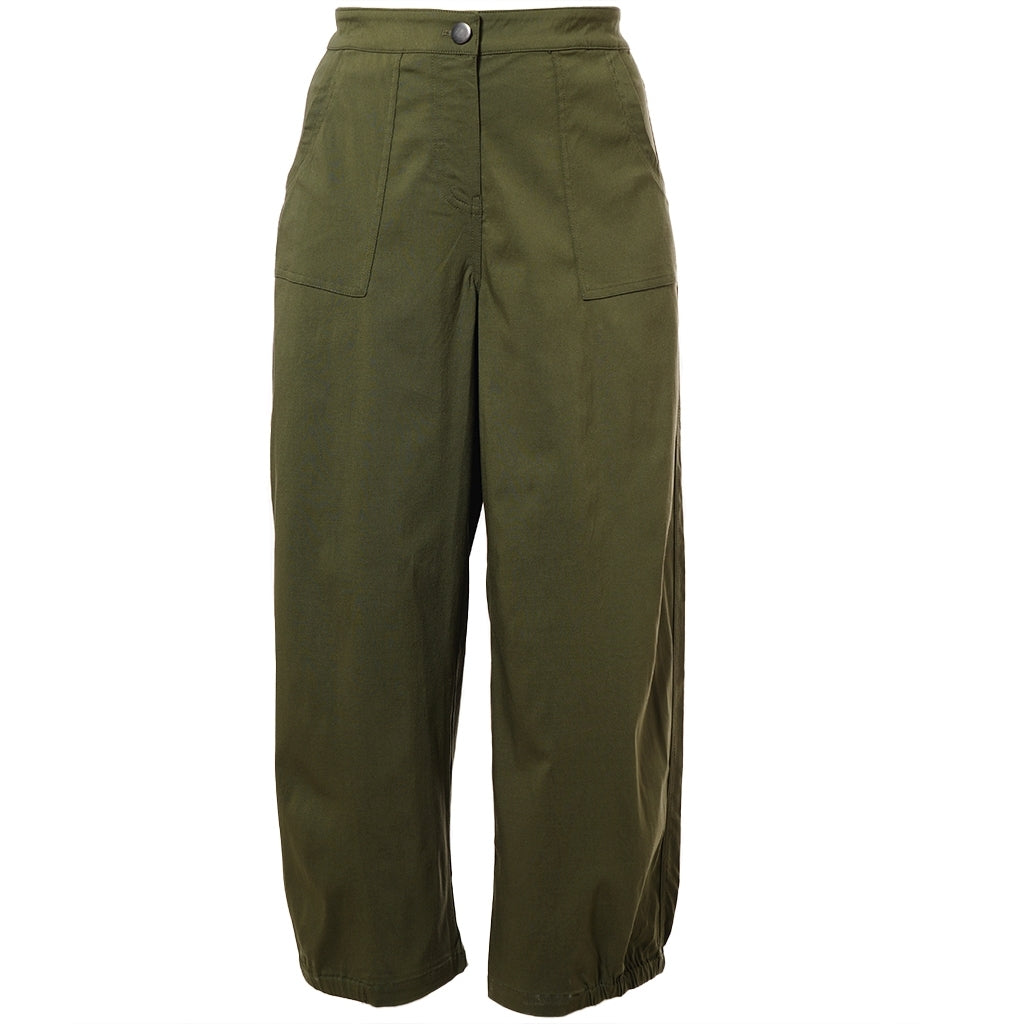 Gozzip Woman Clara Baggy pants Pants Dark Olive