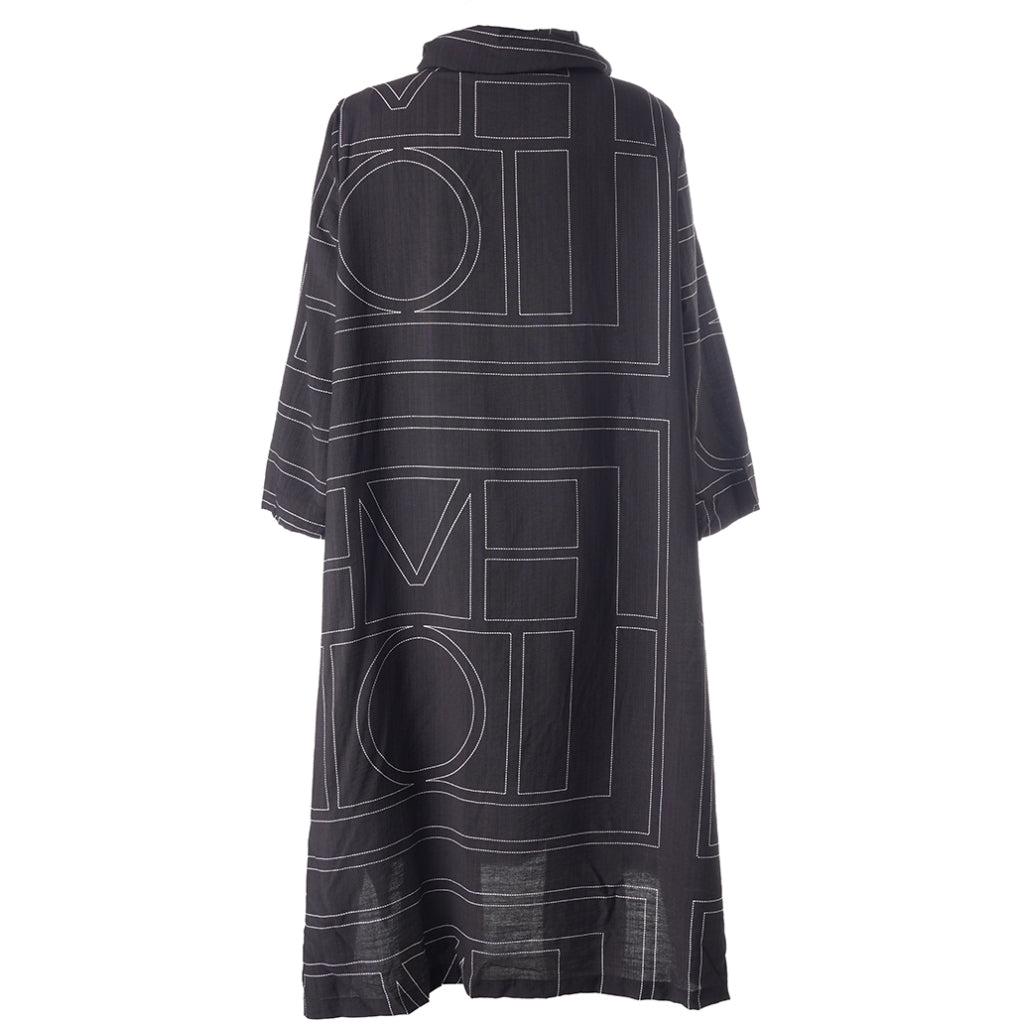Gozzip Woman GAlara Dress Dress Black with white