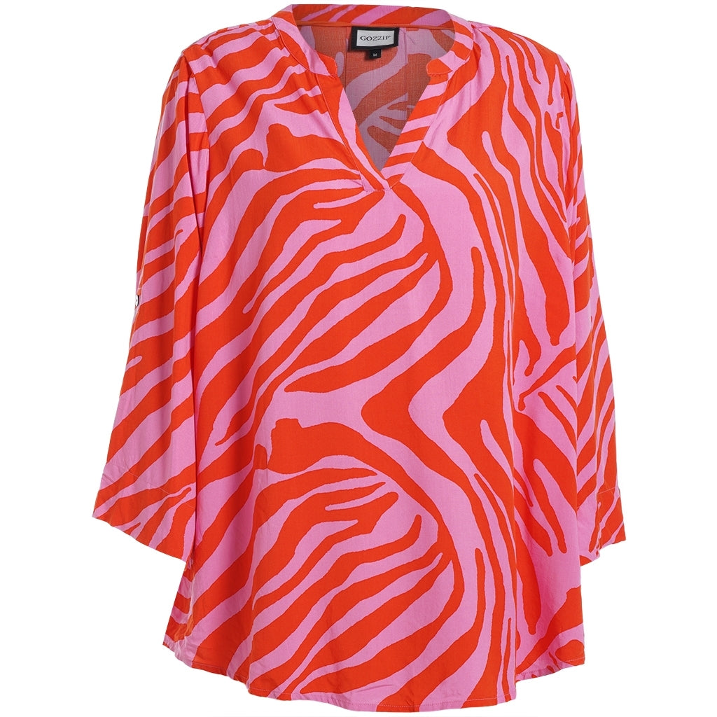 Gozzip Woman GAlva Blouse Blouse Pink/Orange