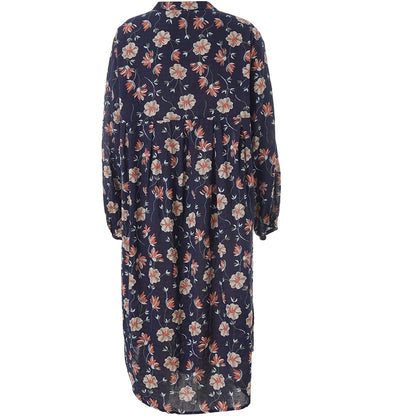 Gozzip Woman GAnja Dress Dress Navy Print