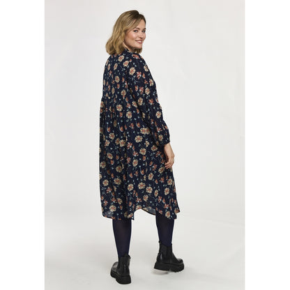 Gozzip Woman GAnja Dress Dress Navy Print
