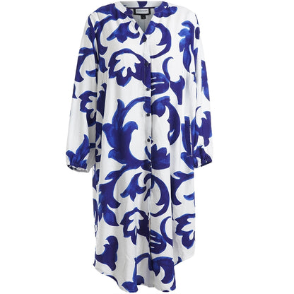 Gozzip Woman GAnja Dress Dress Offwhite-Blue