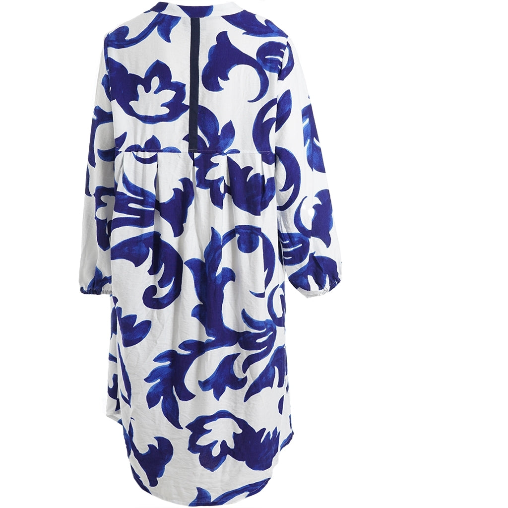 Gozzip Woman GAnja Dress Dress Offwhite-Blue