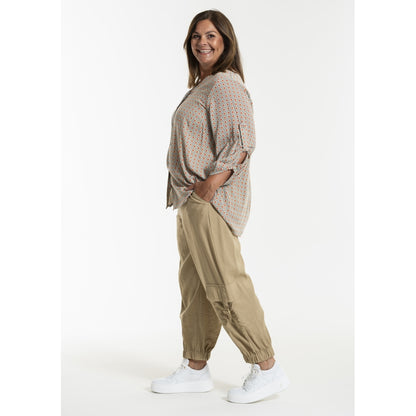 Gozzip Woman GAnneline Cargo Pants Pants Sand