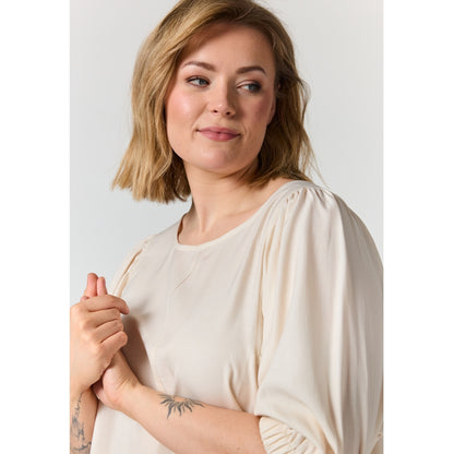 Gozzip Woman GAster Blouse Blouse Off-White