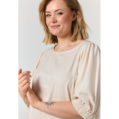 Gozzip Woman GAster Blouse Blouse Off-White