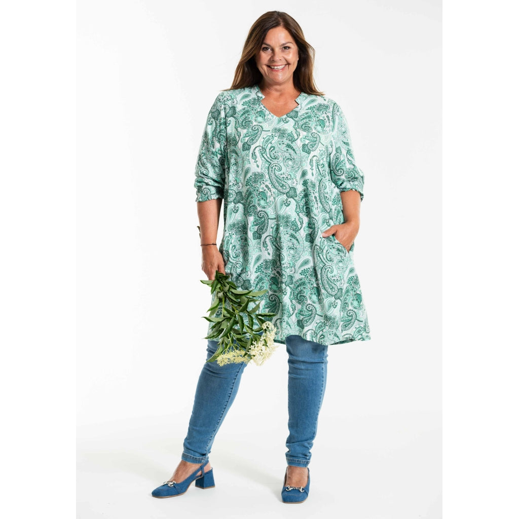 Gozzip Woman GBentina Tunic Tunic Green