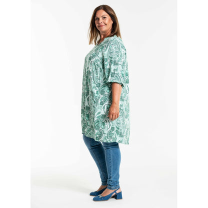 Gozzip Woman GBentina Tunic Tunic Green