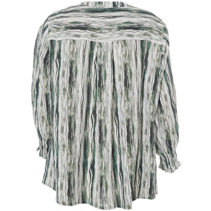 Gozzip Woman GBerit Blouse Blouse Green Stripe