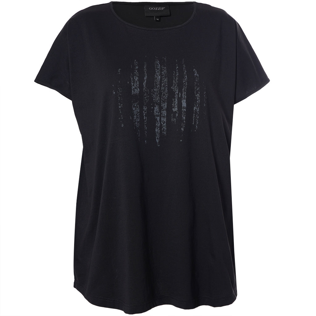 Gozzip Woman GBianca T-Shirt T-Shirt Black
