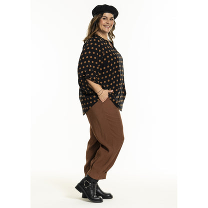 Gozzip Woman GBillie Blouse Blouse Black with dots