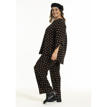 Gozzip Woman GBillie Blouse Blouse Black with dots