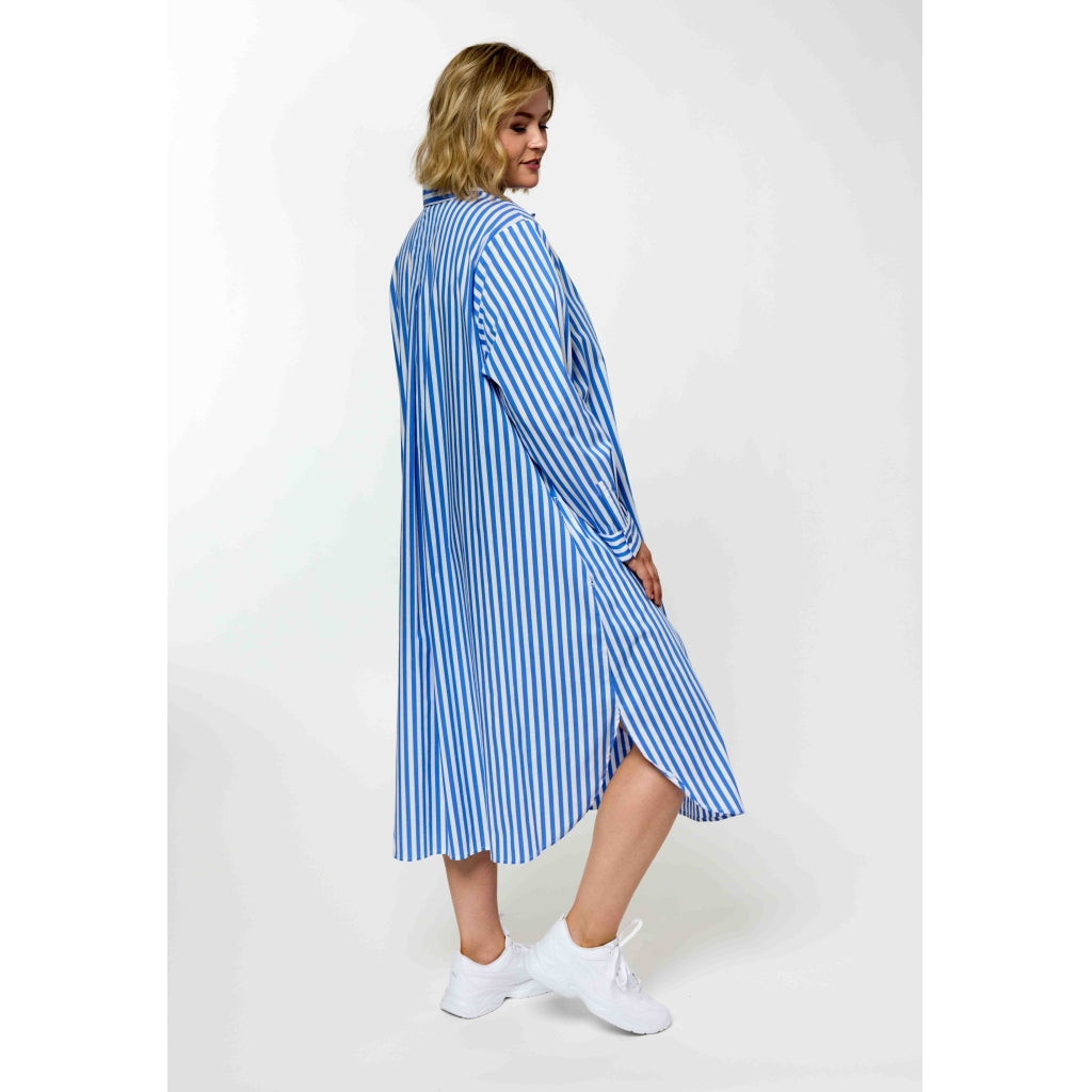 Gozzip Woman GCornelia Long Shirt Long shirt Blue Stripe