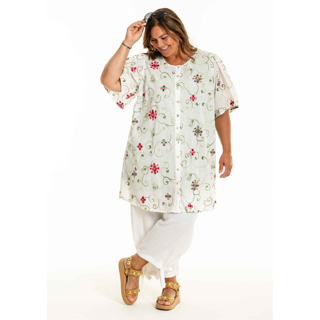 Gozzip Woman GDorella Tunic Tunic White