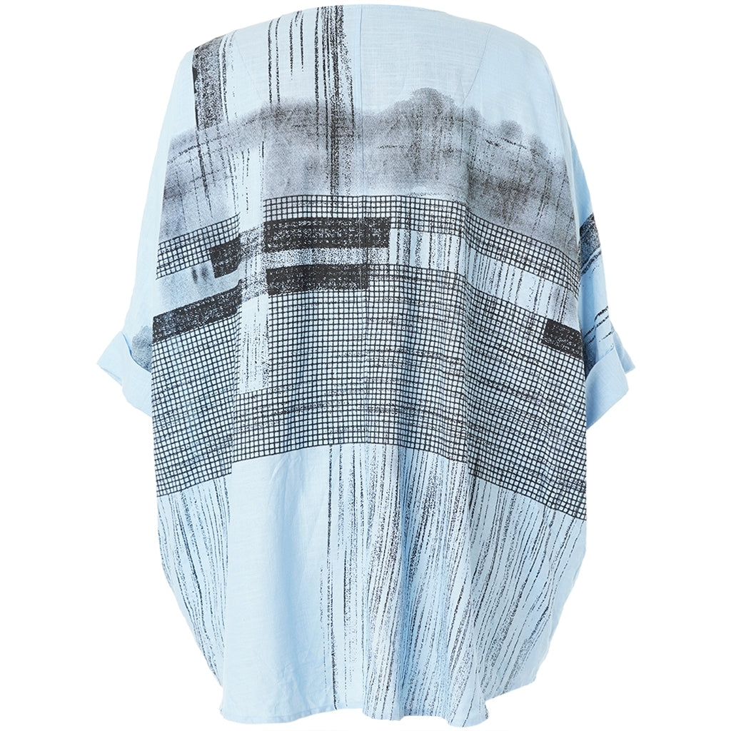 Gozzip Woman GElissa Oversize Blouse Oversize Blouse Light blue/Black