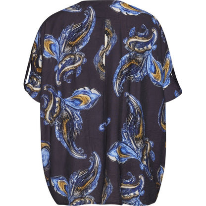 Gozzip Woman GElissa Oversize Blouse Oversize Blouse Blue print