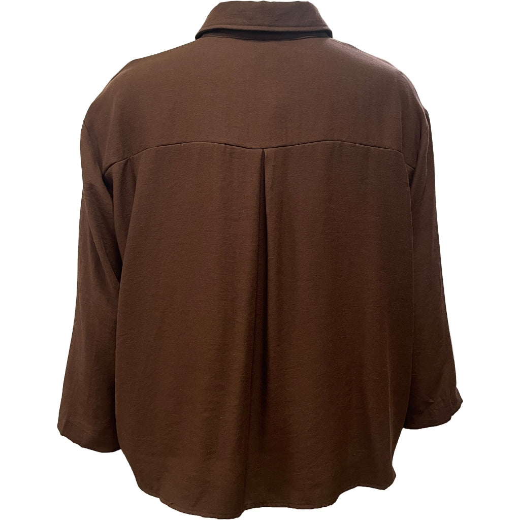 Gozzip Woman GErle Jacket Jacket Brown