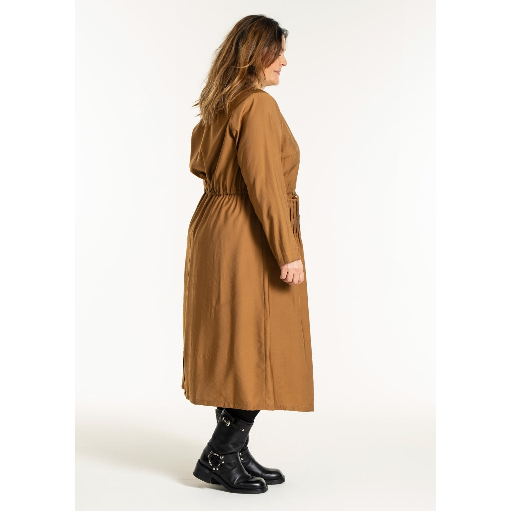 Gozzip Woman GEva Dress Jacket Dress Jacket Brass