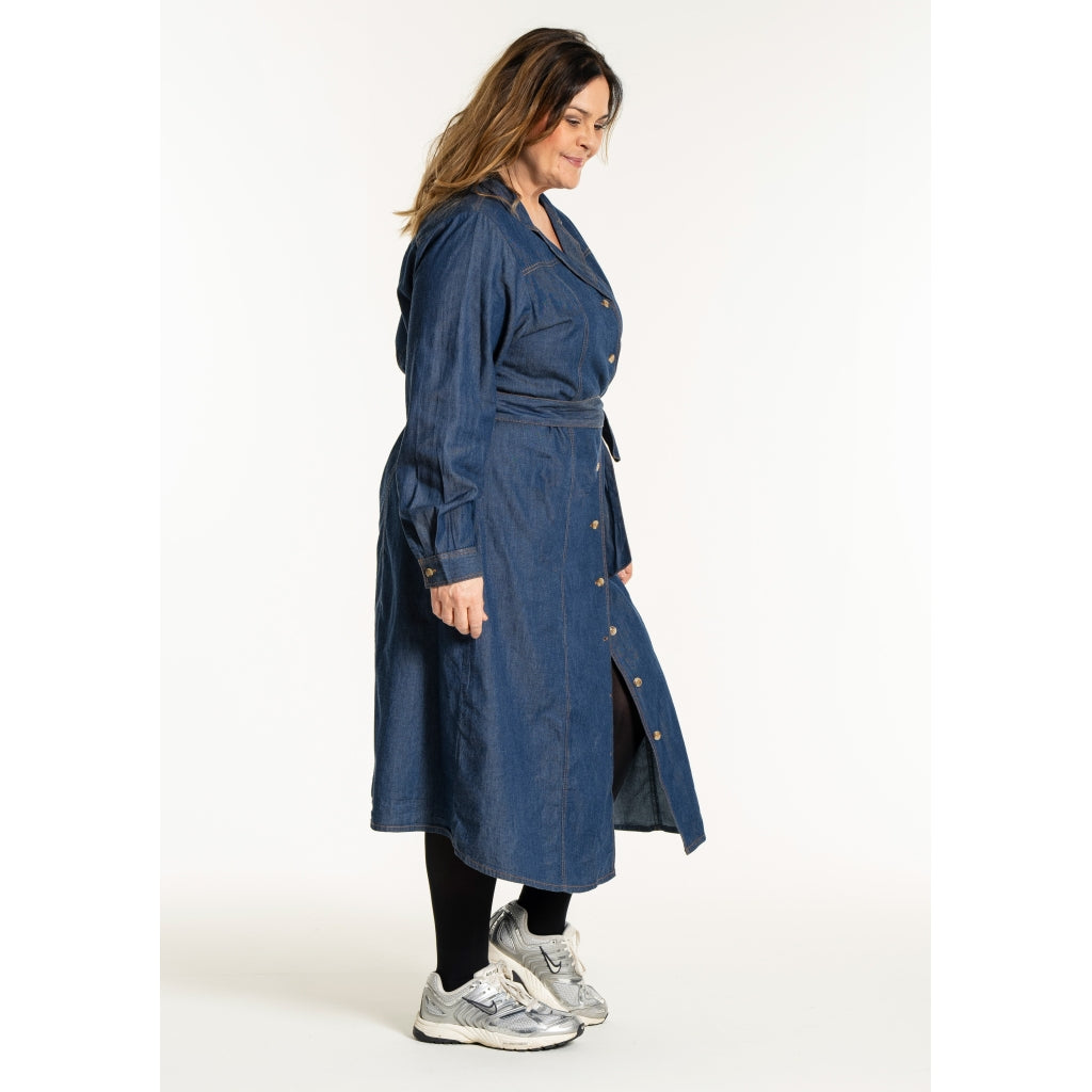 Gozzip Woman GEvelyn Dress Dress Dark blue denim