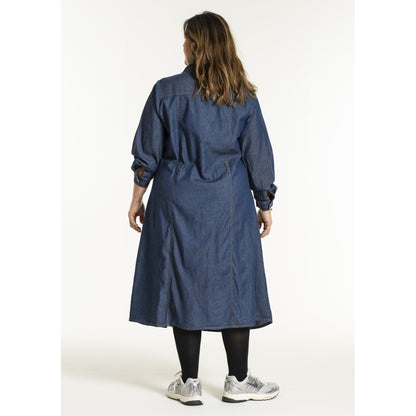 Gozzip Woman GEvelyn Dress Dress Dark blue denim