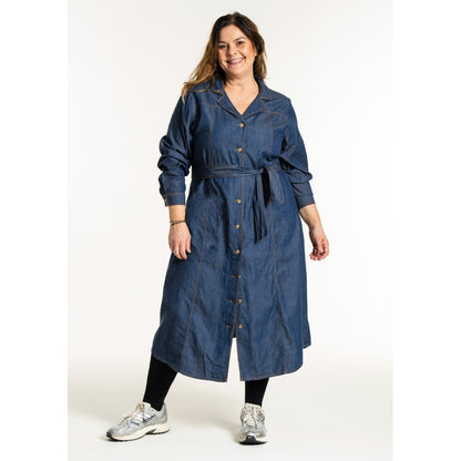 Gozzip Woman GEvelyn Dress Dress Dark blue denim