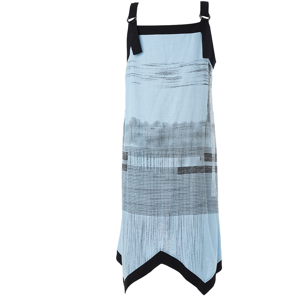Gozzip Woman GFelicity long strap dress Dress Light blue/Black