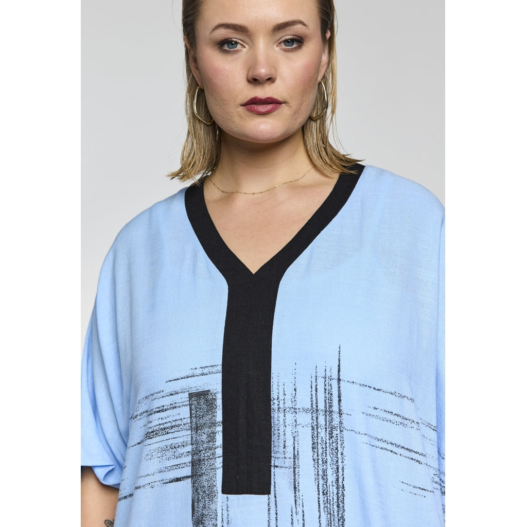 Gozzip Woman GFern Dress Dress Light blue/Black