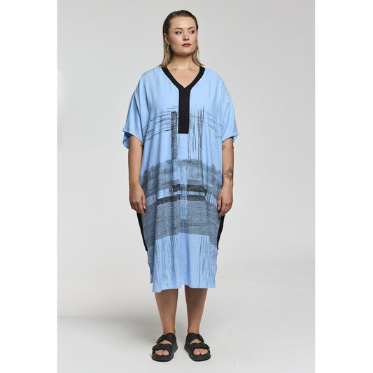 Gozzip Woman GFern Dress Dress Light blue/Black