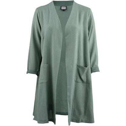Gozzip Woman GFrance Long Cardigan Long Cardigan Green