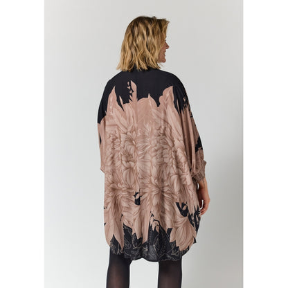 Gozzip Woman GGerda Oversize shirt Tunic Oversize shirt tunic Black with sand board