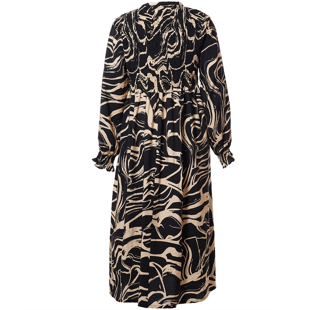 Gozzip Woman GGitt Dress Dress Black/Latte
