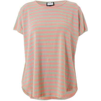 Gozzip Woman GGitte T-shirt T-Shirt Coral/Green