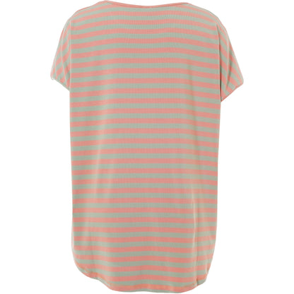 Gozzip Woman GGitte T-shirt T-Shirt Coral/Green