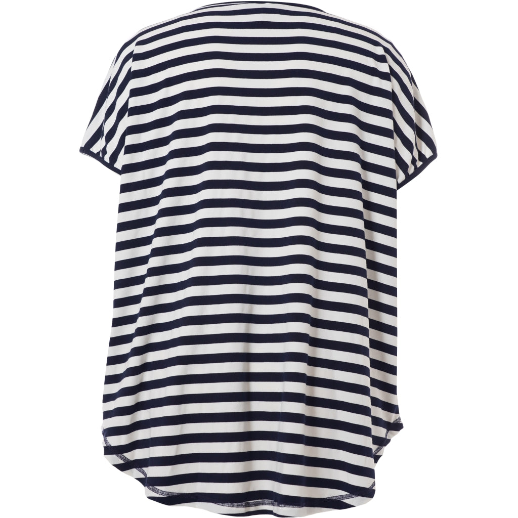 Gozzip Woman GGitte T-shirt T-Shirt Offwhite/Navy