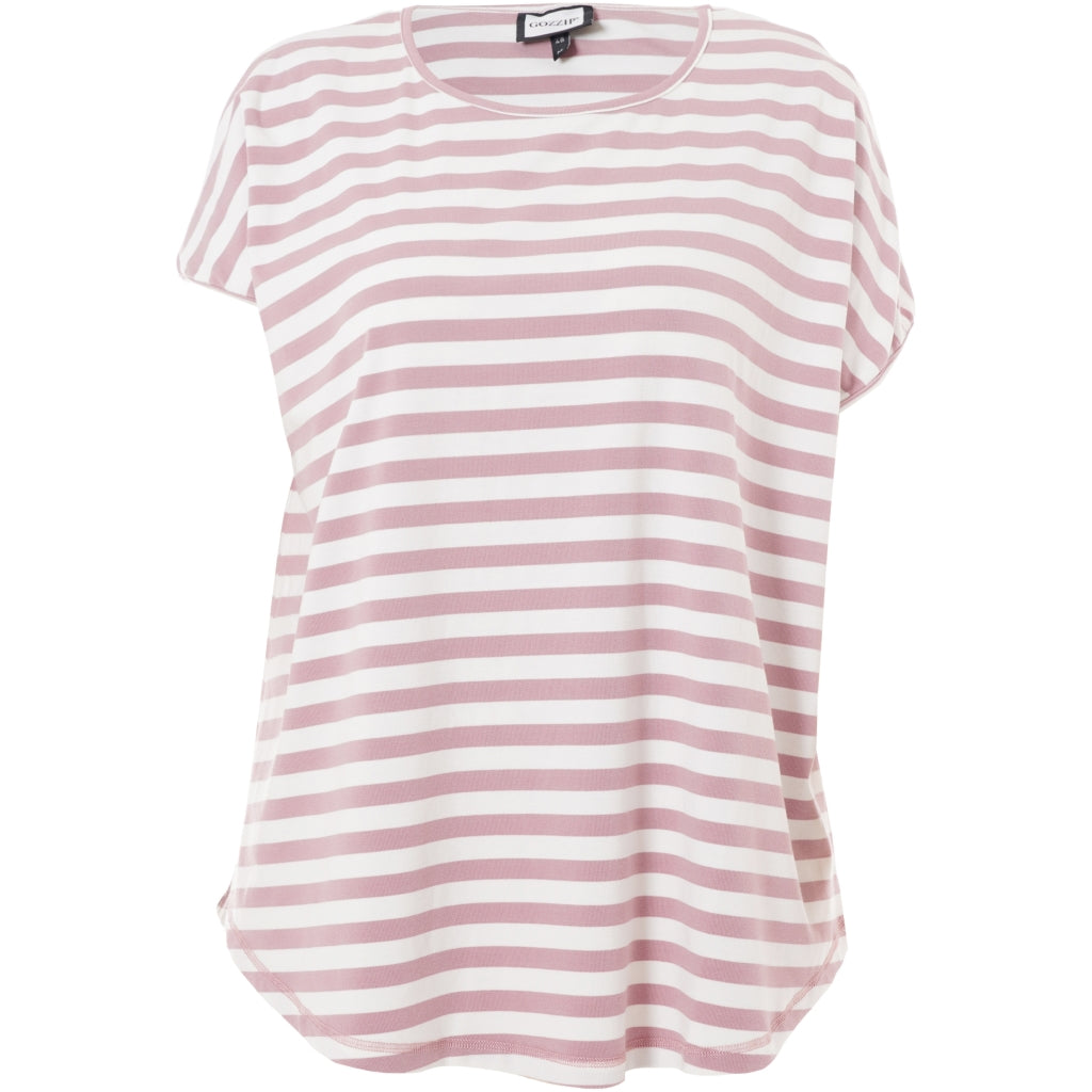 Gozzip Woman GGitte T-shirt T-Shirt Offwhite/Rose