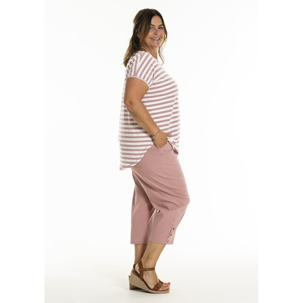 Gozzip Woman GGitte T-shirt T-Shirt Offwhite/Rose