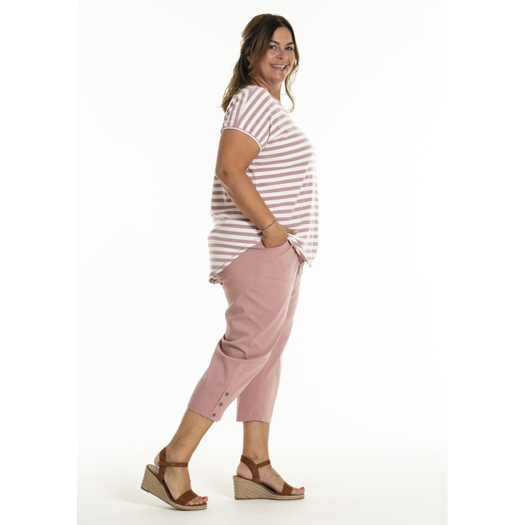 Gozzip Woman GGitte T-shirt T-Shirt Offwhite/Rose