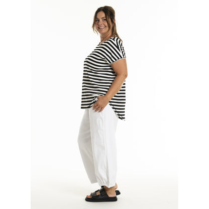 Gozzip Woman GGitte T-shirt T-Shirt Offwhite/black