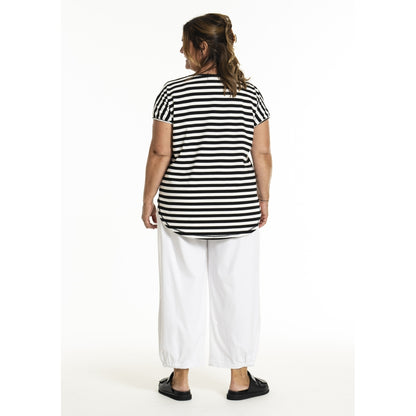 Gozzip Woman GGitte T-shirt T-Shirt Offwhite/black