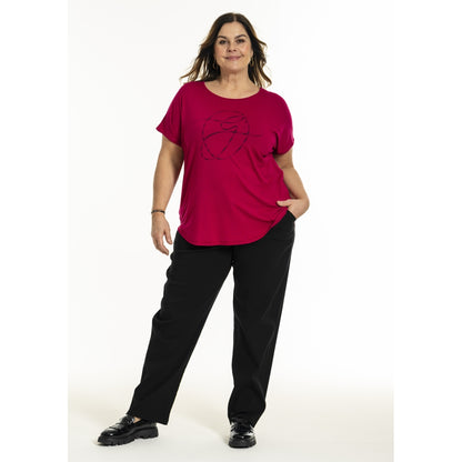 Gozzip Woman GGitte T-shirt with print T-Shirt Cherry